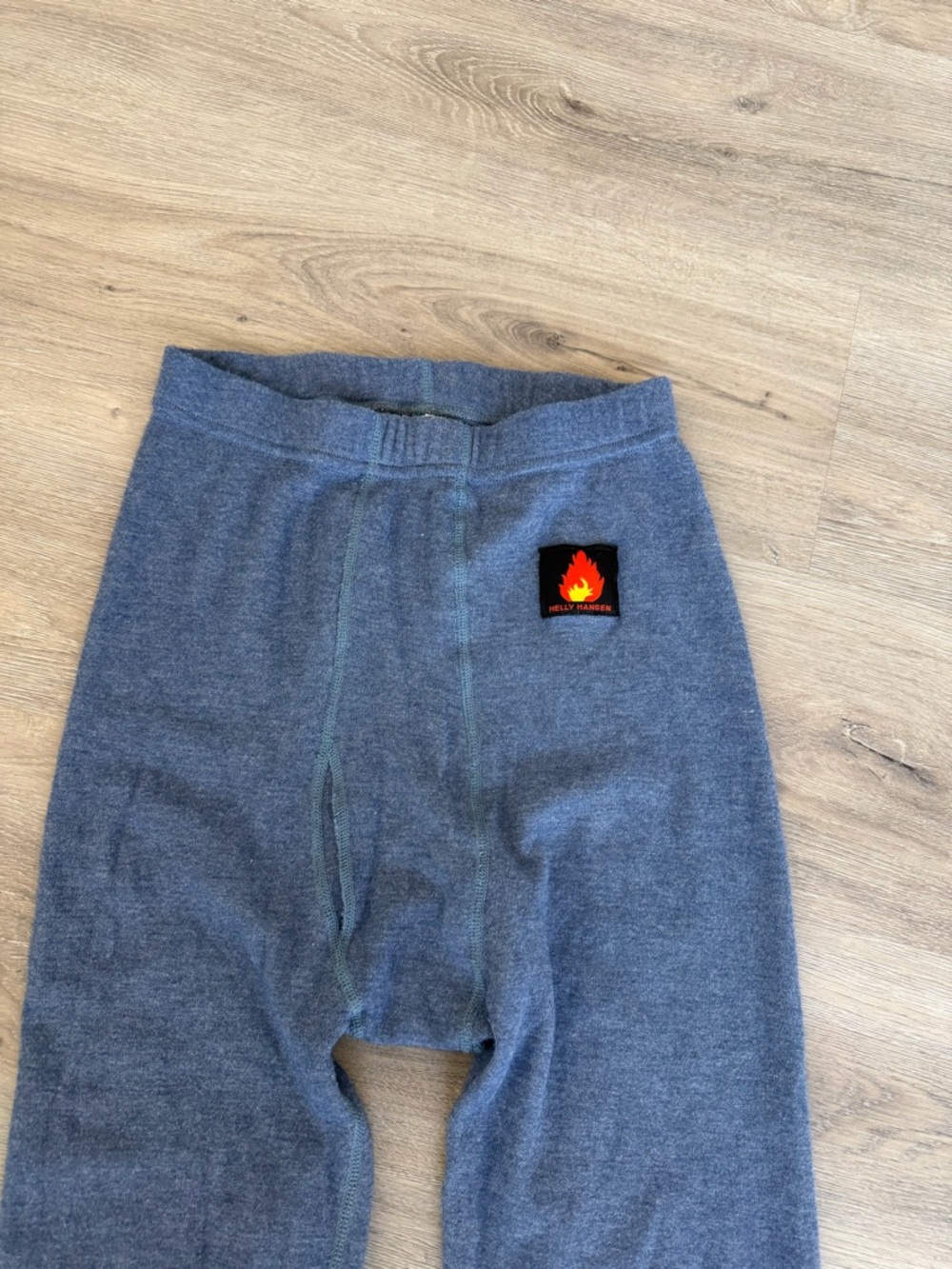 Helly Hansen Gray Men's Thermal Leggings with Flame Patch
